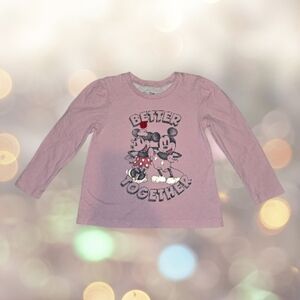 Baby Gap Disney Long Sleeve Pink Shirt Size 4 Years